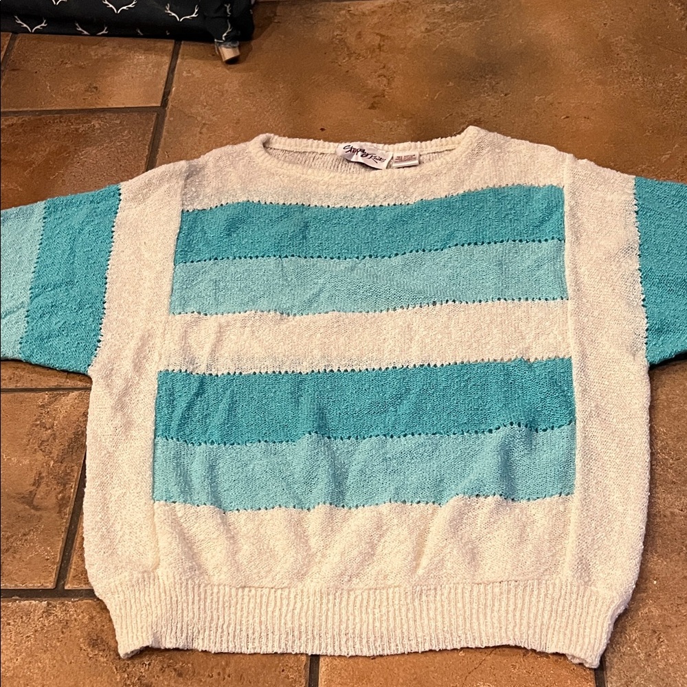 VINTAGE SHAPELY KNITS SWEATER TOP